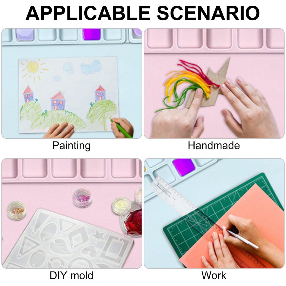 Art Craft Cup - Tappetino in Silicone per Pittura con