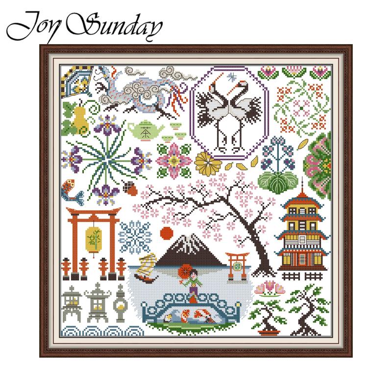 Art Craft Hobbies - Set ricamo a punto croce Joy