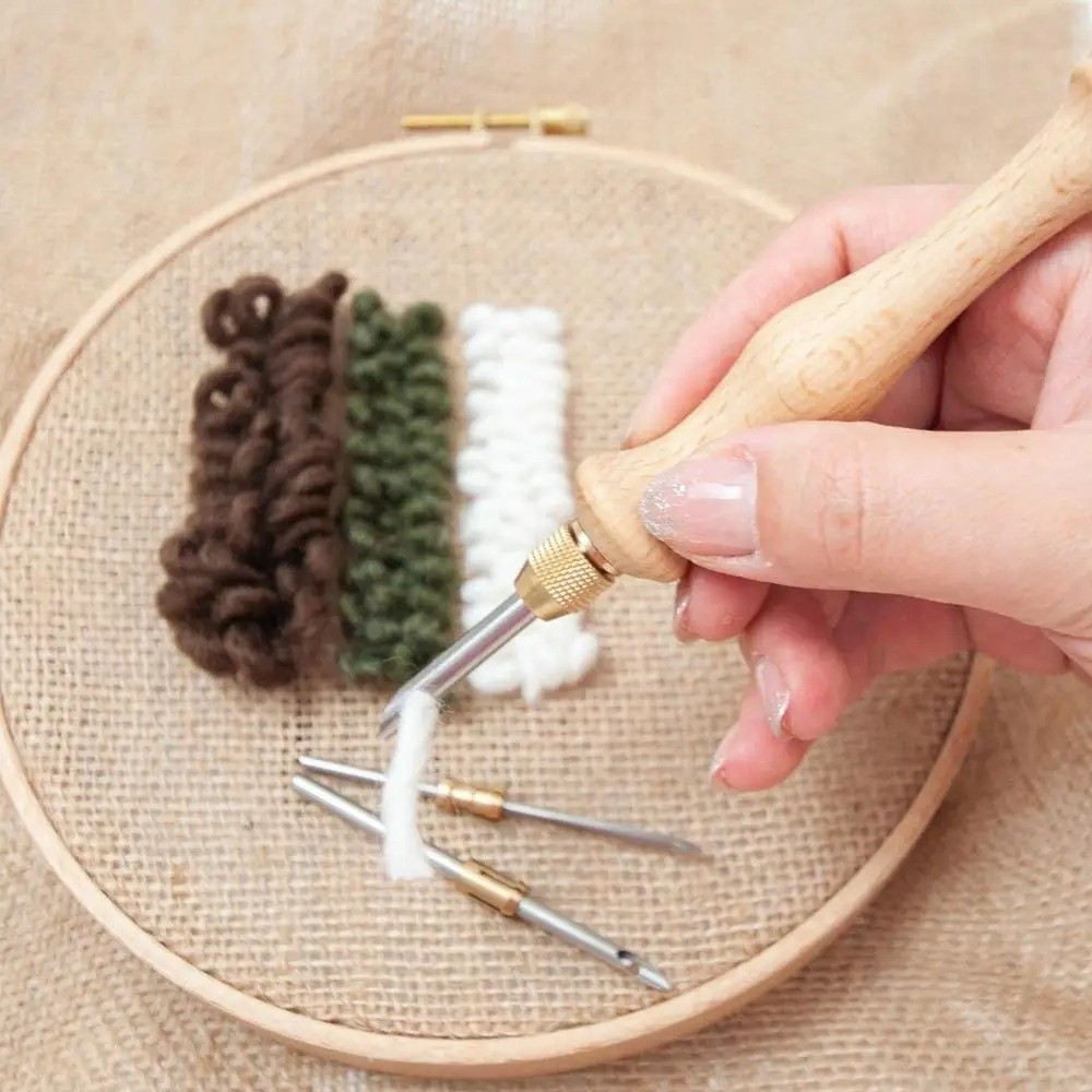 Punch Needle Kit - Set di aghi da punzonatura da
