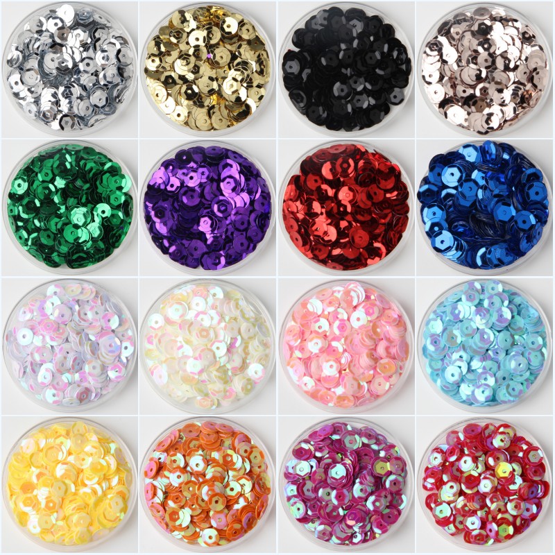 Art Craft Cup - 10 g/lotto Multi Formato 4mm/5mm/6mm/8mm Paillettes