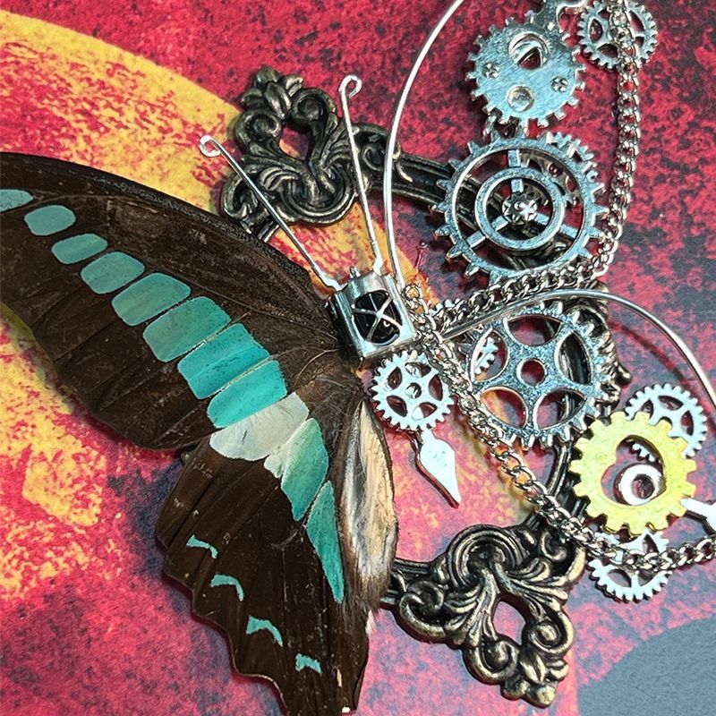 Art Craft Animals - Kit Fai-da-Te Cornice Steampunk con Farfalla,