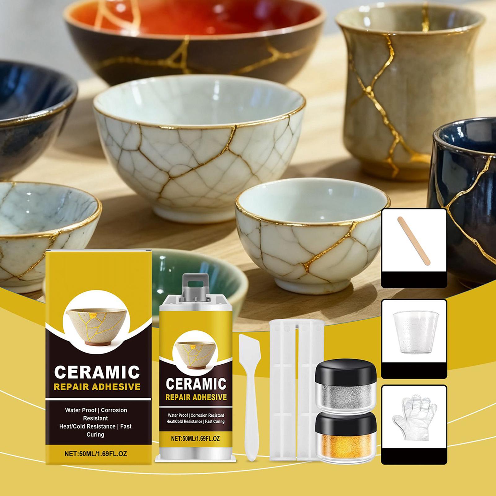 Art Craft Workshop - Kit di Riparazione Kintsugi, Colla Ceramica