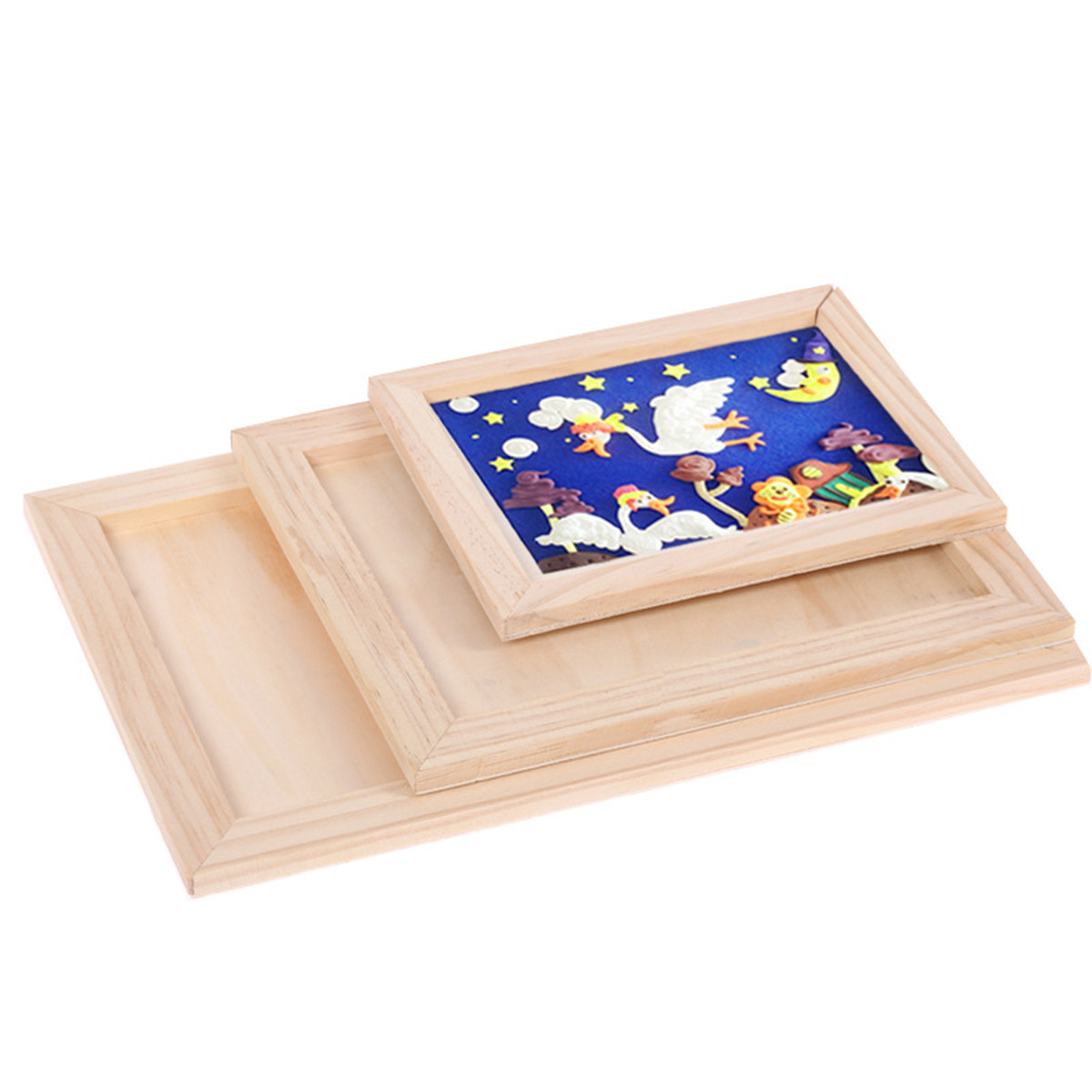 Art Craft For Kids - Set di 2 Cornici in Legno