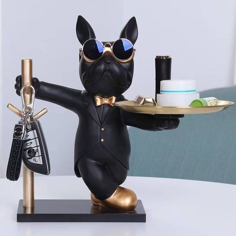 Art And Craft Sunglasses - Statua Creativa di Cane con Occhiali