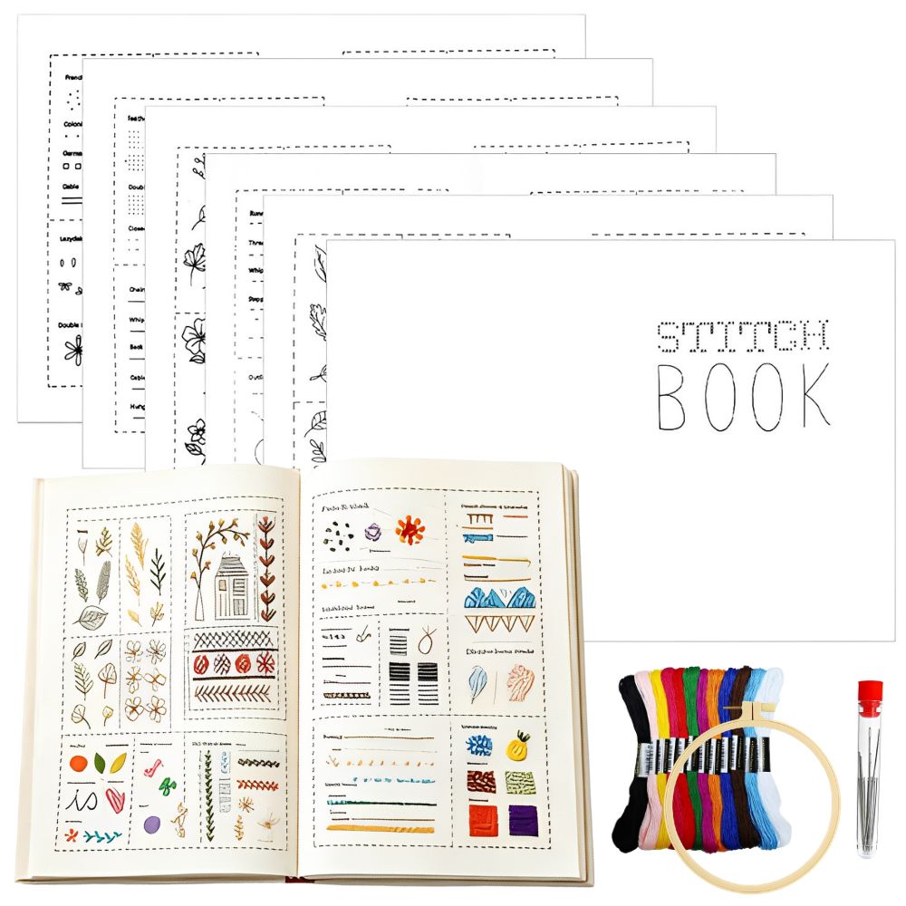 Embroidery Hoop Kit - Set Completo per Ricamo: Kit per