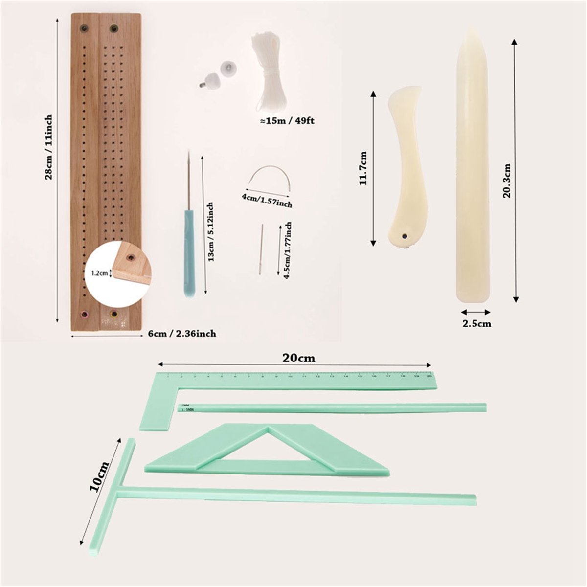 Bookbinding Supply Kit - T32C Nuovo Kit per Rilegatura Libri,