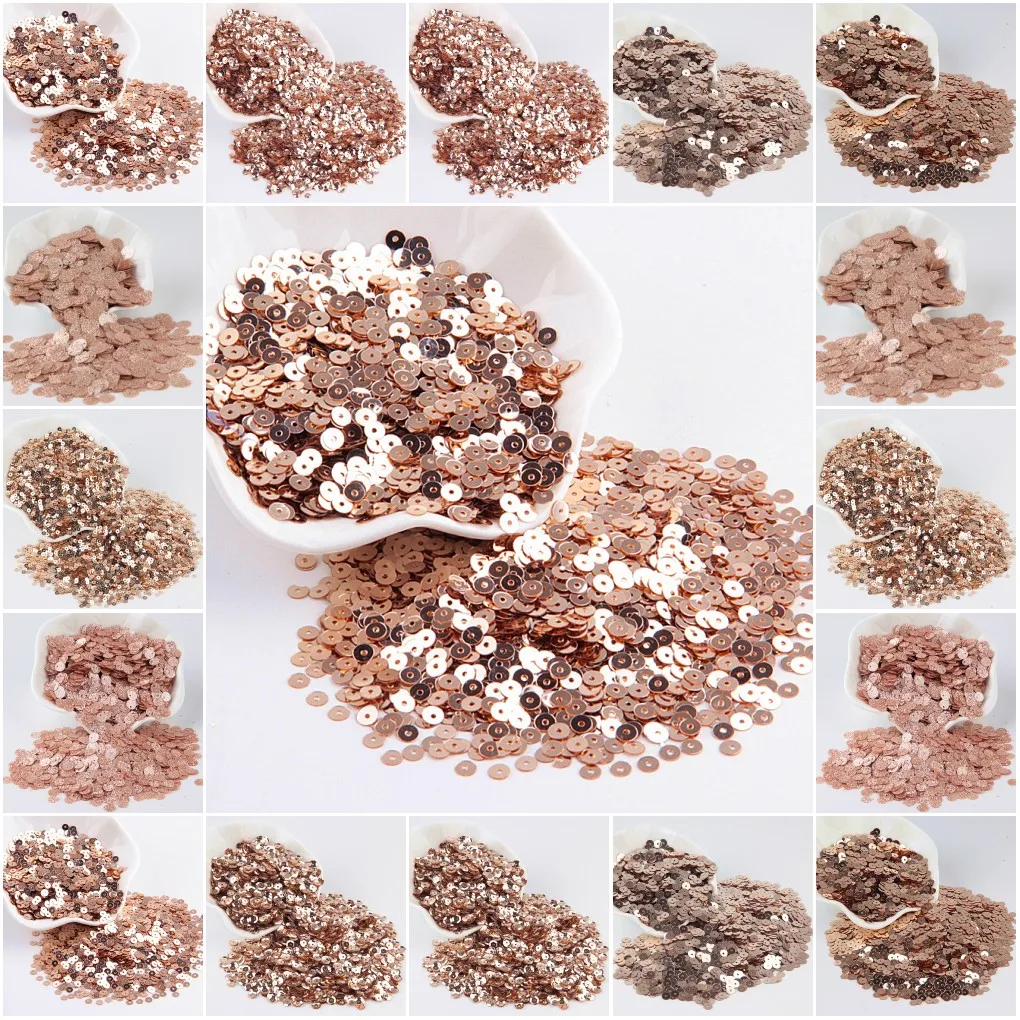 Art Craft Cup - Champagne Paillettes 3mm -10mm Glitter Cup