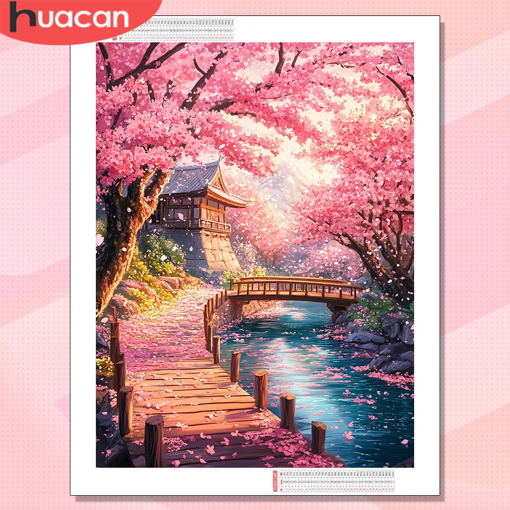 Art Craft Hobbies - HUACAN Diamond Art Paesaggio Urbano Hobby