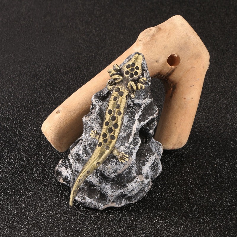 Art Craft New Year - 1 PC Creativo Ottone Solido Salamandra