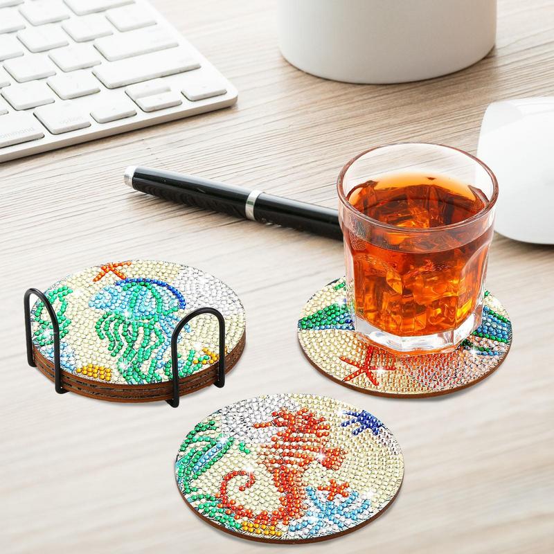Art Craft Cup - Sottobicchieri con gemme artistiche Kit artigianali