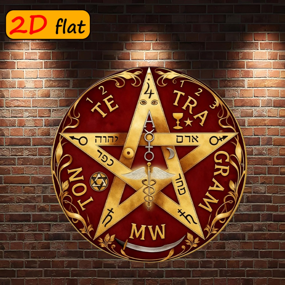 Art & Craft Supplies - CIFBUY Decorazione da parete in metallo