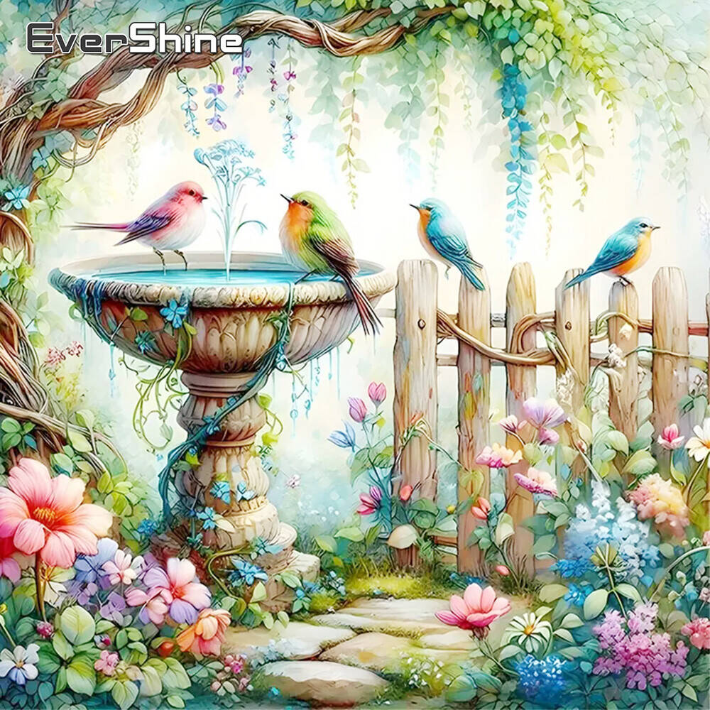 Art Craft Hobbies - Evershine Paesaggio Diamante Mosaico Uccello Adatto