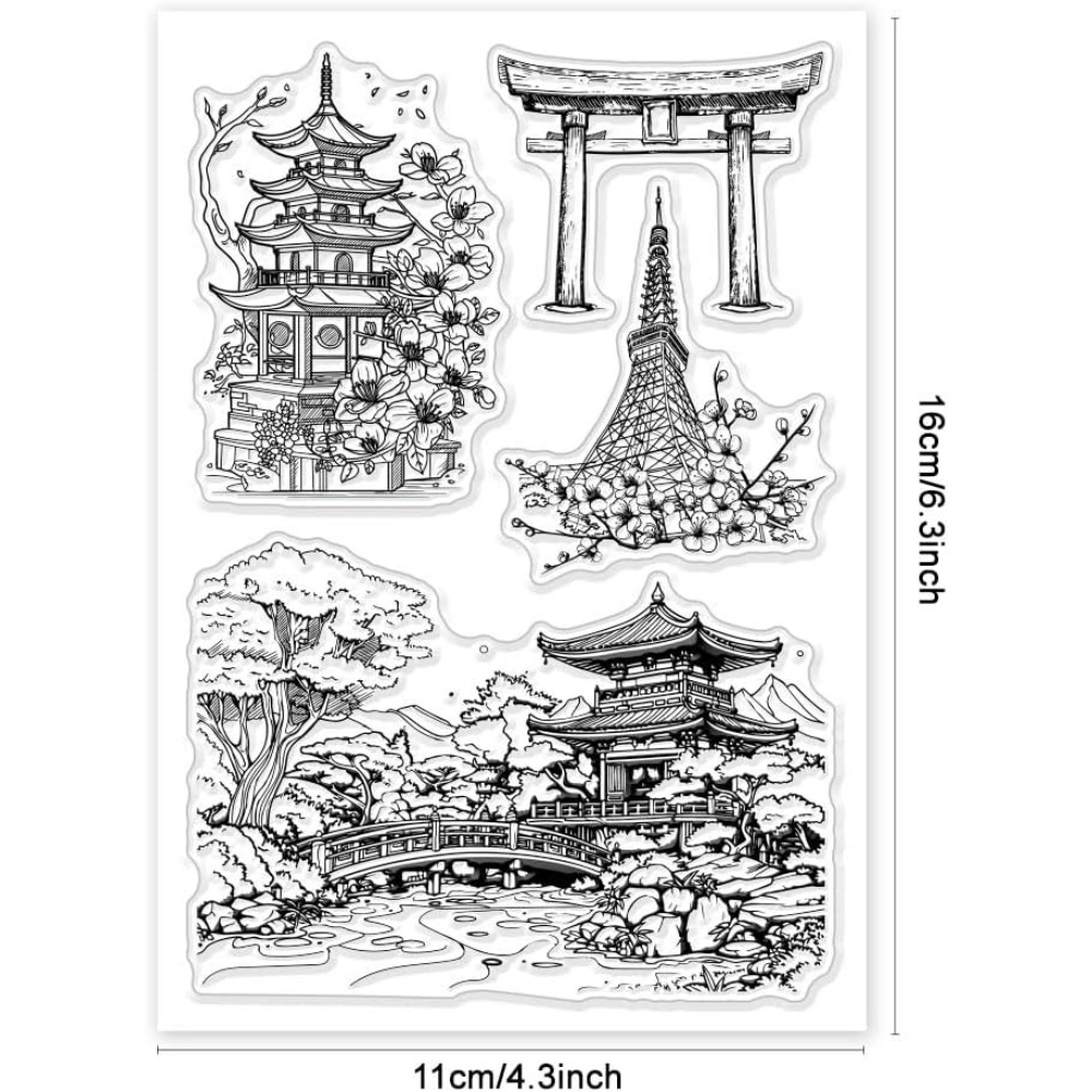 1 foglio di timbri trasparenti - Rubber Stamp Blank recensione e prezzo