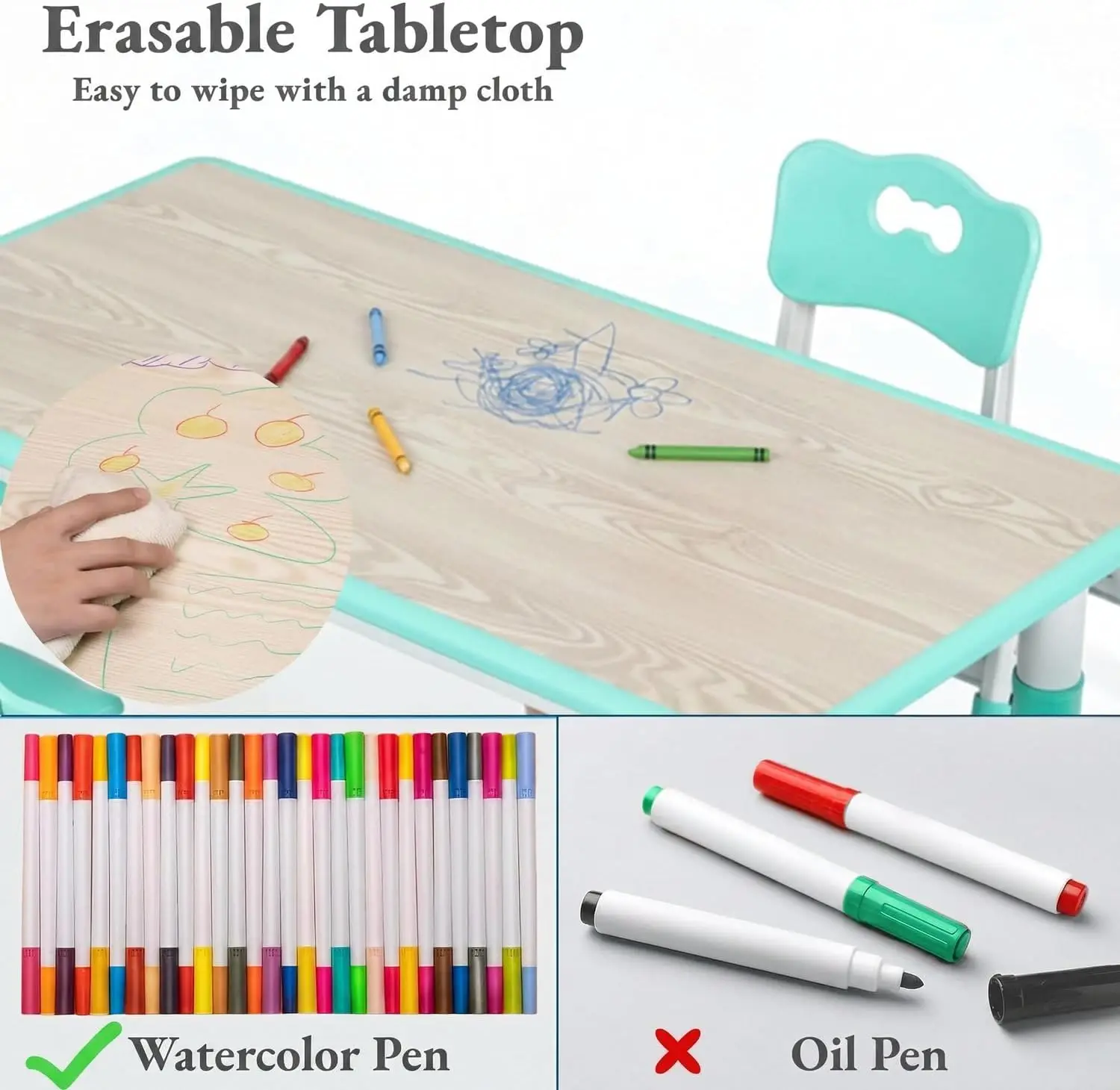 Set Tavolo e 6 Sedie per Bambi - Art Craft For Preschoolers recensione e prezzo