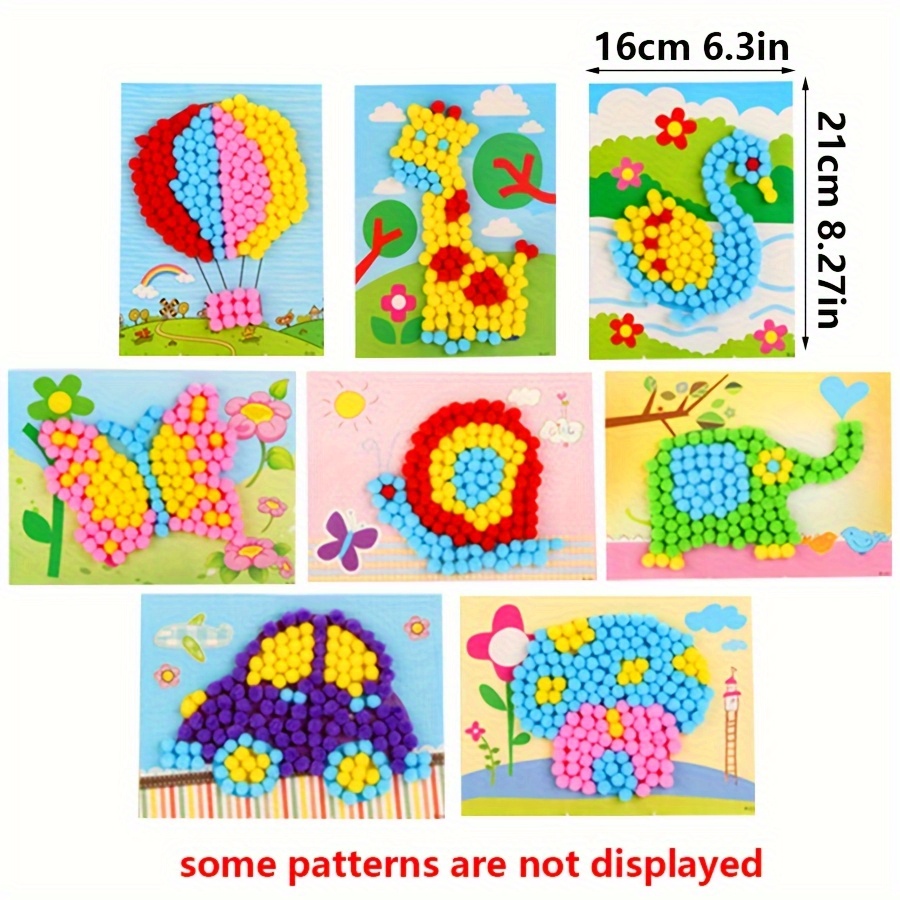 2 pz 16x21 cm Colorato Pom-Pom - Art Craft Animals recensione e prezzo