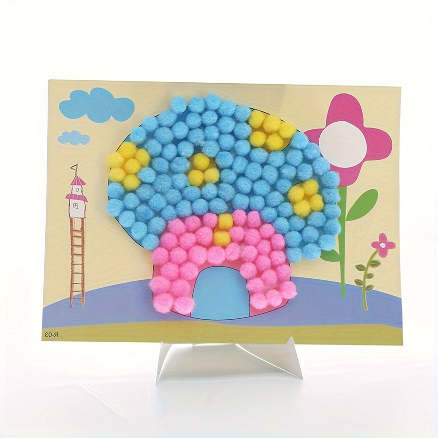 2 pz 16x21 cm Colorato Pom-Pom - Art Craft Animals recensione e prezzo
