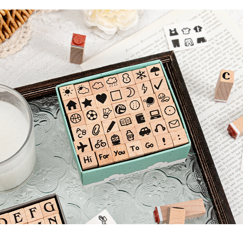 Set di Timbri in Gomma con Mot - Rubber Stamp Blank recensione e prezzo
