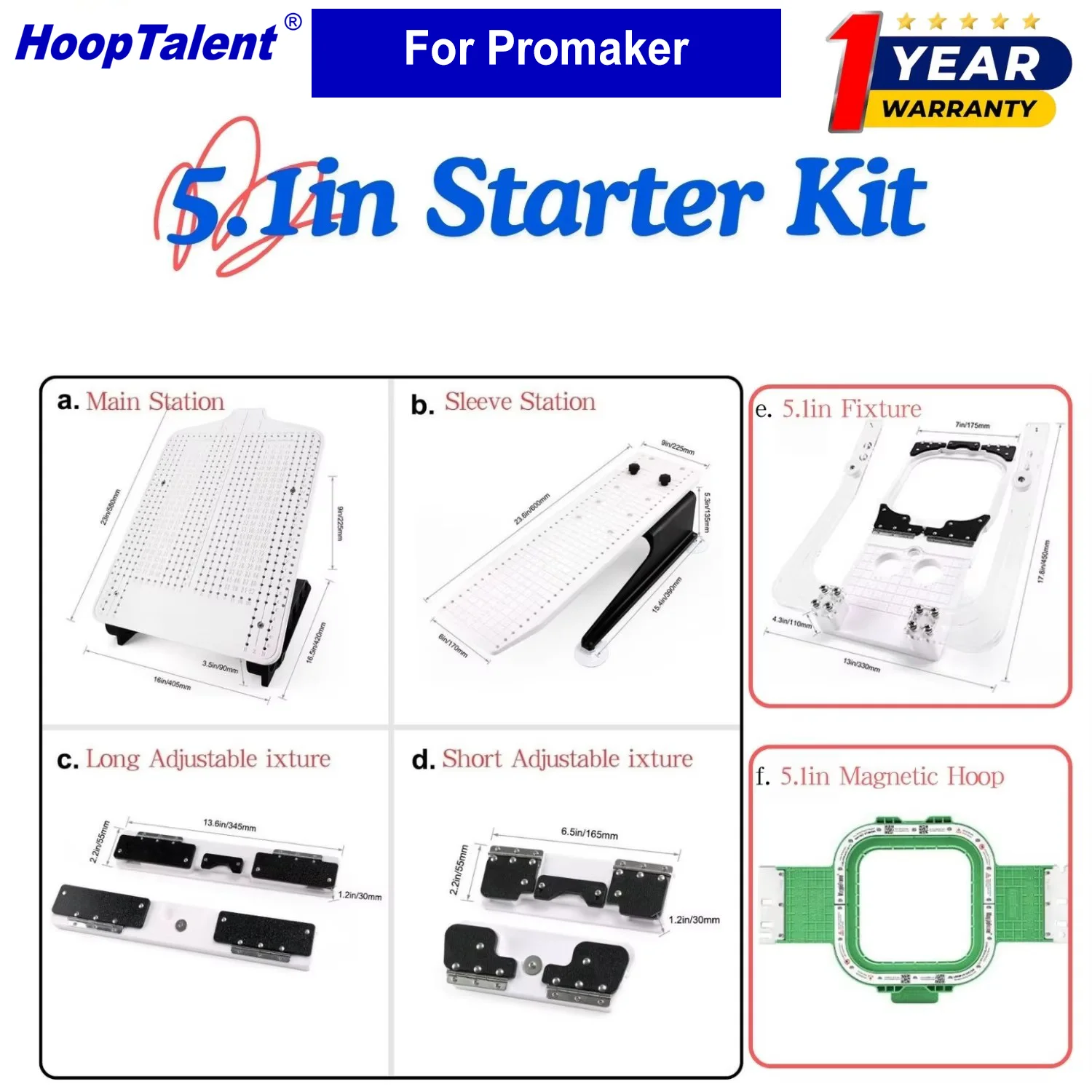 Kit stazione di sollevamento p - Embroidery Hoop Kit recensione e prezzo