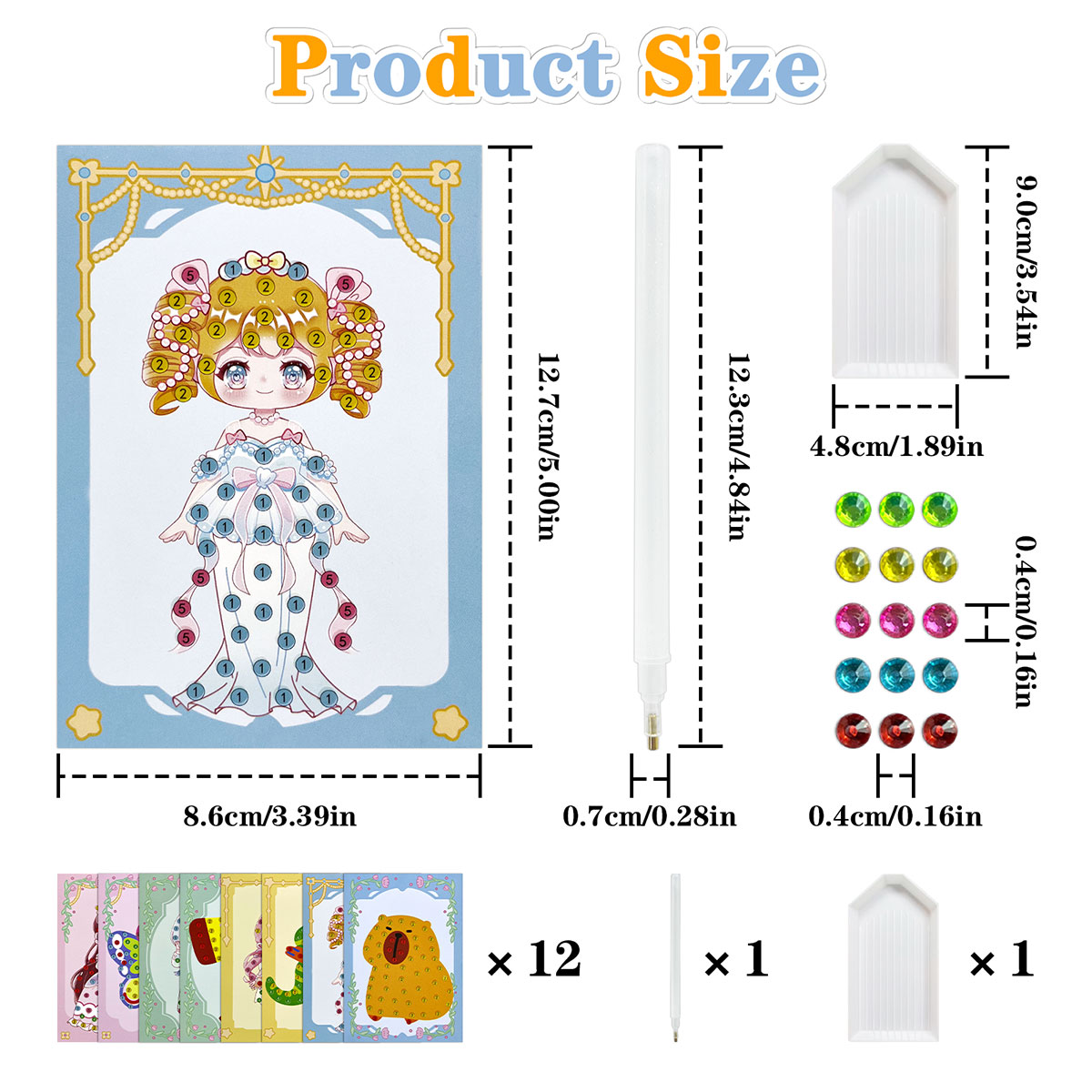 Kit di 16 Gemme per Fai da Te, - Art Craft Easy recensione e prezzo