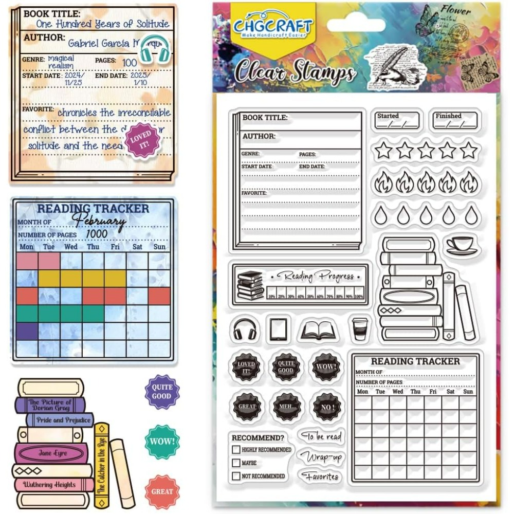 Diario di lettura Timbri trasp - Rubber Stamp Blank recensione e prezzo