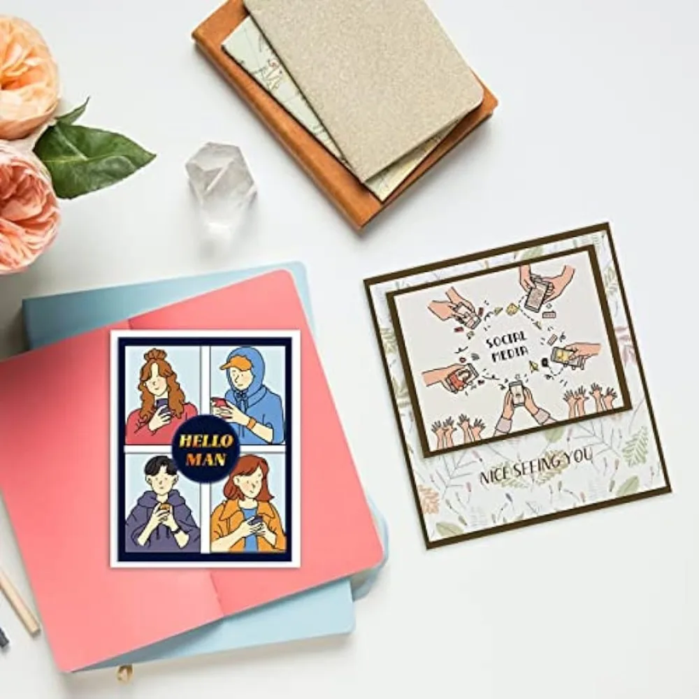 Tema dei Social Media timbri t - Rubber Stamp Blank recensione e prezzo