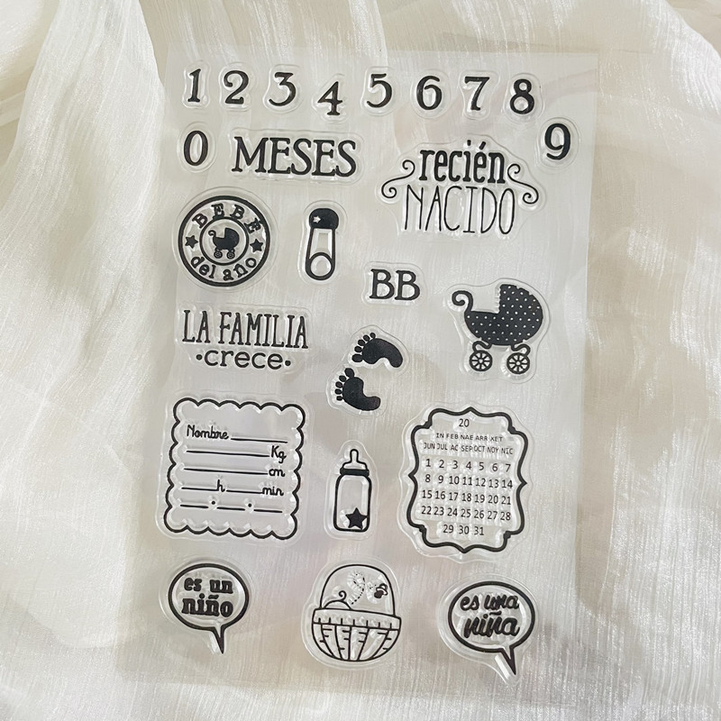 Parola spagnola bebe timbro tr - Rubber Stamp Blank recensione e prezzo