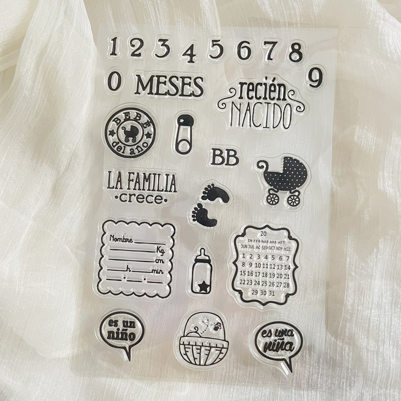 Parola spagnola bebe timbro tr - Rubber Stamp Blank recensione e prezzo