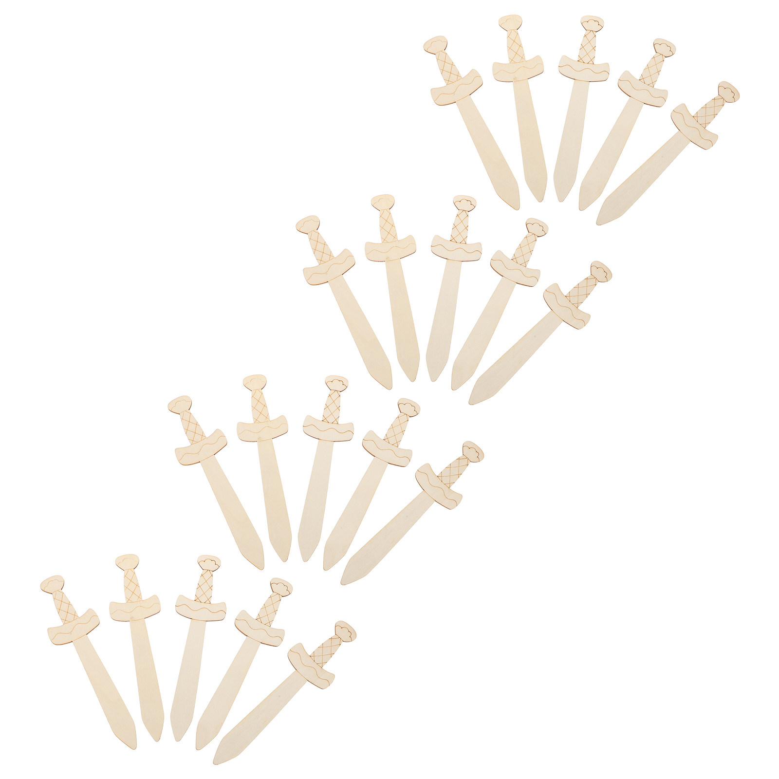 20 Spade di Legno per Decorare - Art Craft For Kids recensione e prezzo