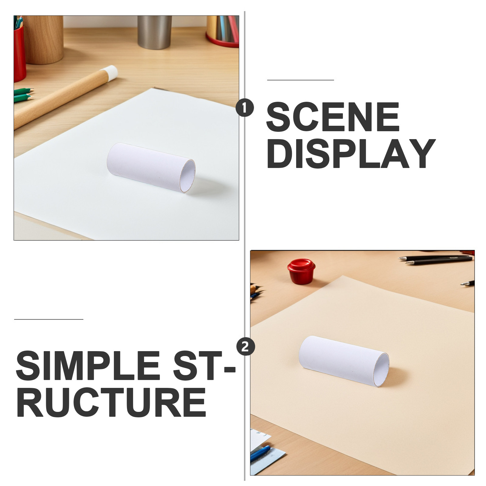 10 Tubi di Carta Kraft Marrone - Art And Craft Recycle recensione e prezzo