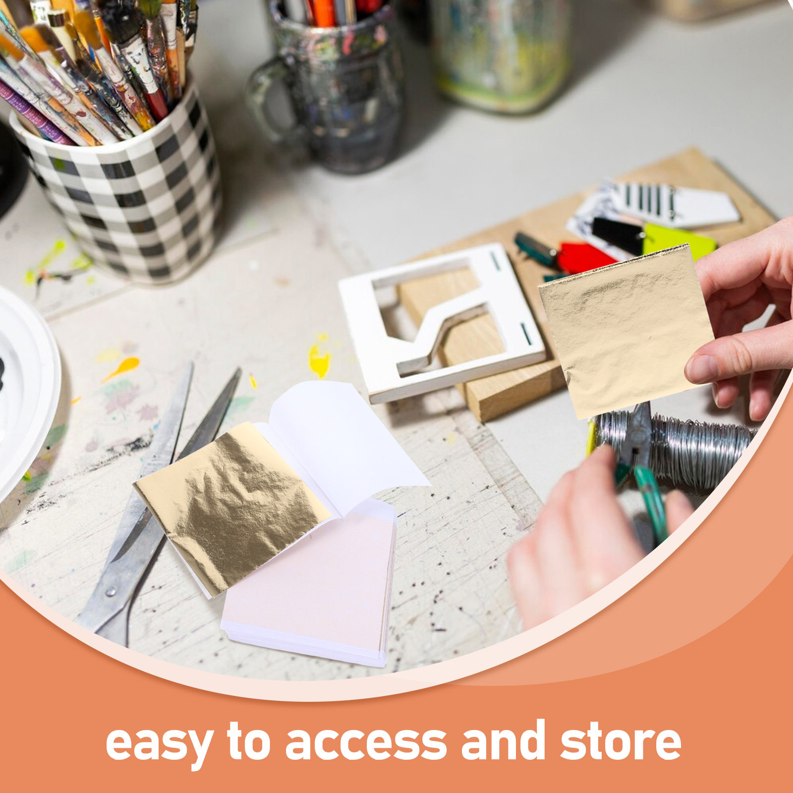 100 Fogli di Lamina d'Oro Imit - Art Craft Easy recensione e prezzo