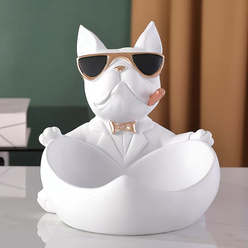 Statua di Cane Bulldog con Sca - Art And Craft Sunglasses recensione e prezzo