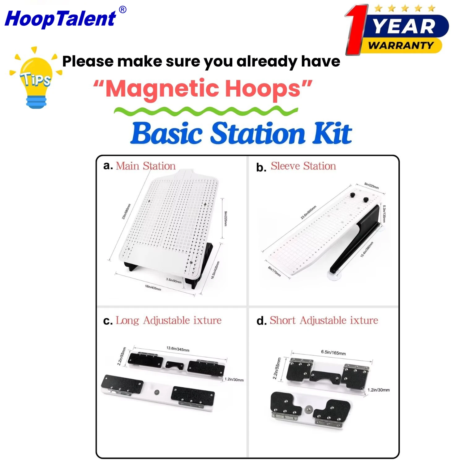Kit Stazione di Ricamo per Mac - Embroidery Hoop Kit recensione e prezzo