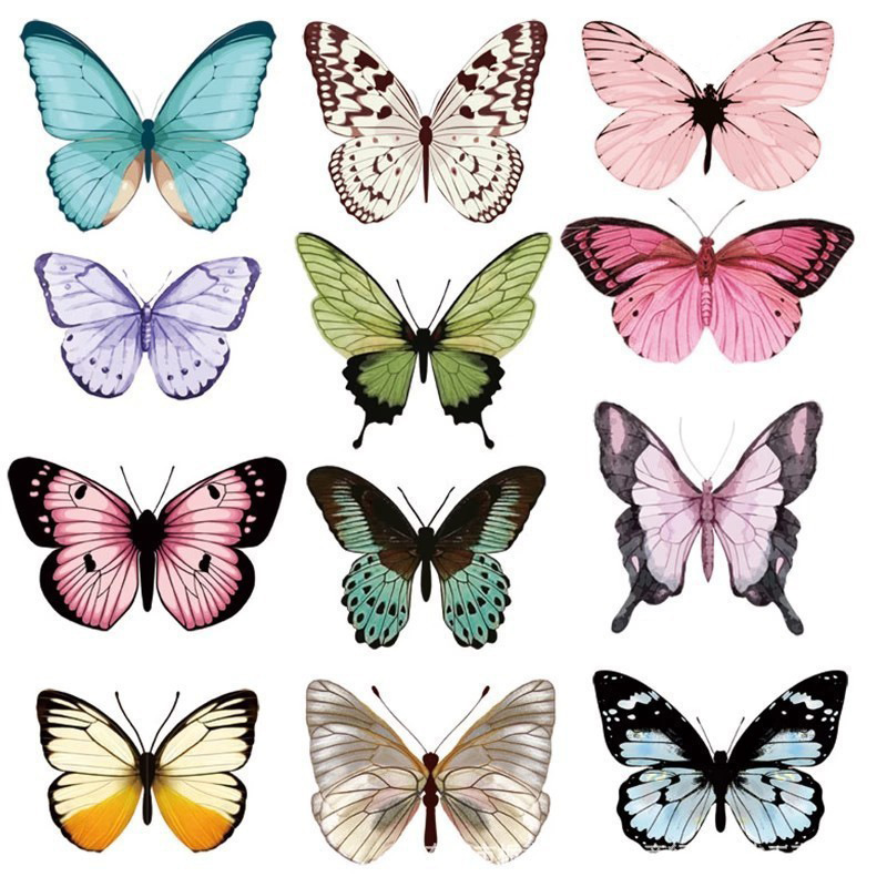 12 pezzi adesivi murali farfal - Art Craft New Year recensione e prezzo