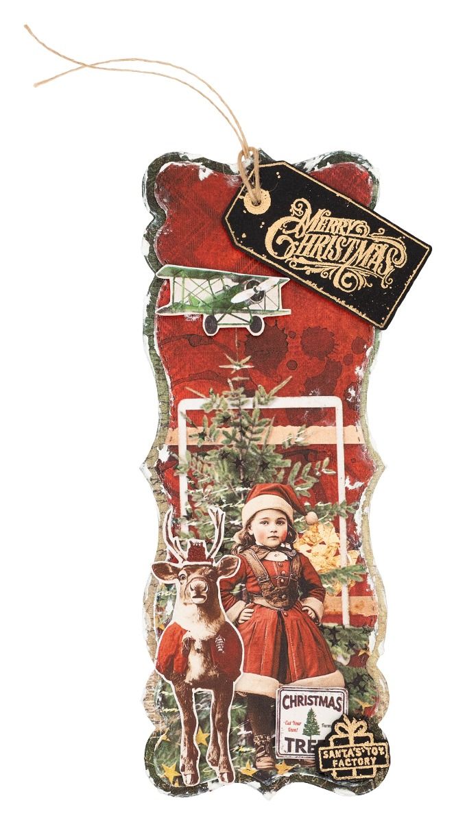Sfondo stellato Inverno Babbo  - Rubber Stamp Blank recensione e prezzo