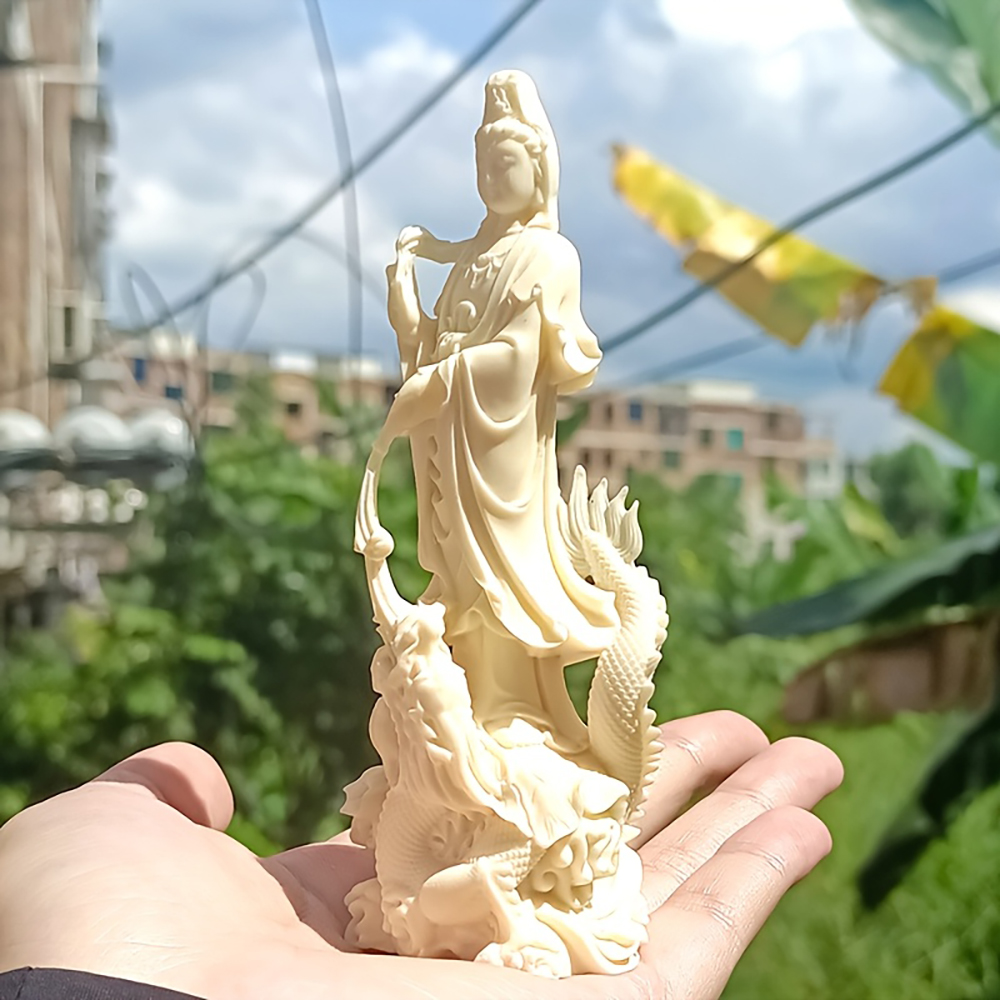 Statua di Buddha Guanyin in Re - Art Craft New Year recensione e prezzo