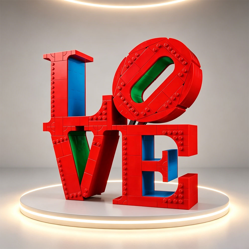 Scultura in Mattoncini LOVE, D - Art Craft Disney recensione e prezzo