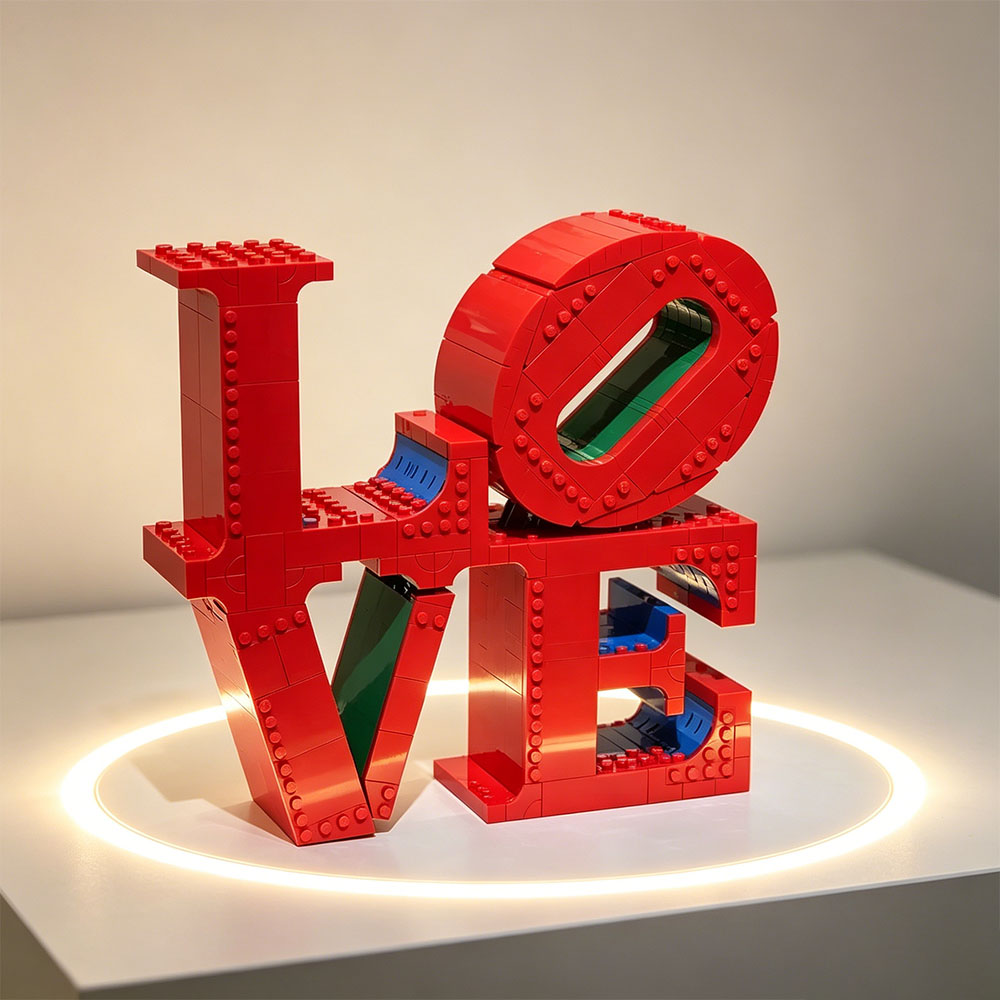 Scultura in Mattoncini LOVE, D - Art Craft Disney recensione e prezzo
